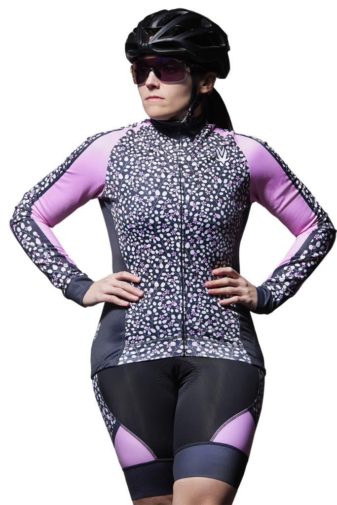 Women's Venom Pro Long Sleeve Cycling Jersey- Lavender