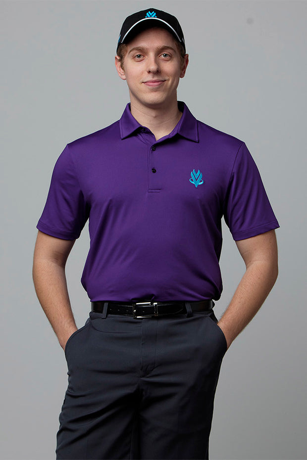 VOmax Golf Polo - Purple