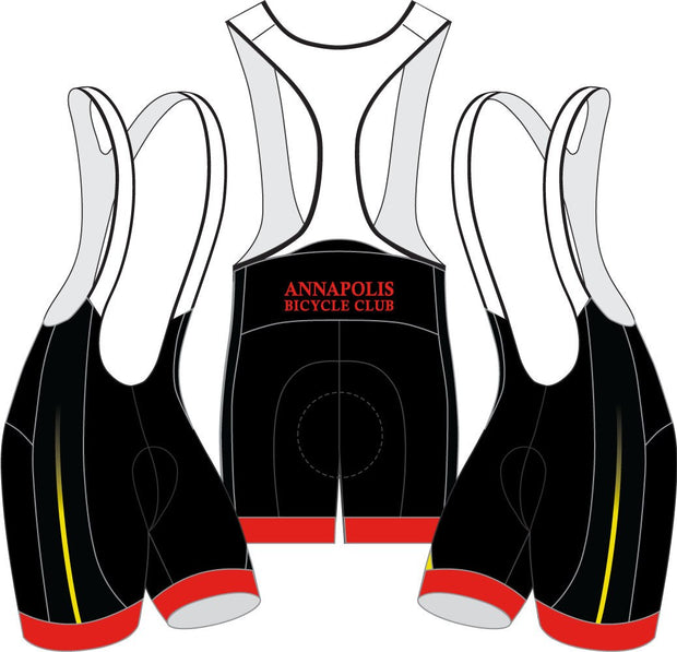 Annapolis Bicycle Club Cycling Bibs-NEW DESIGN