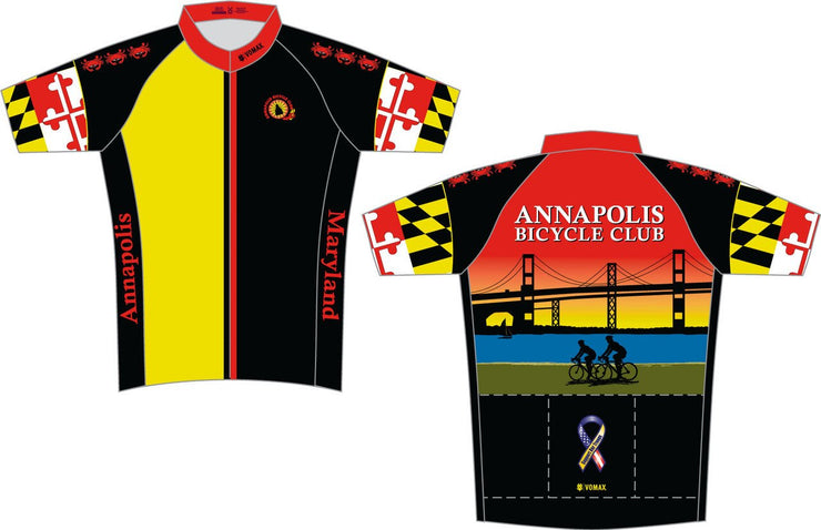 Annapolis Bicycle Classic RACE Short Sleeve Cycling Jersey-NEW DESIGN