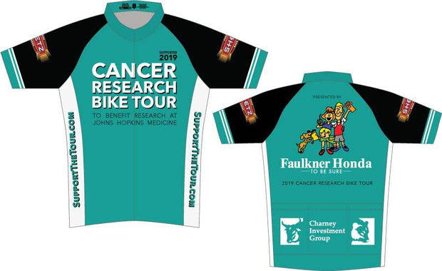 Cancer Research Bike Tour's Supporter Cycling Jersey