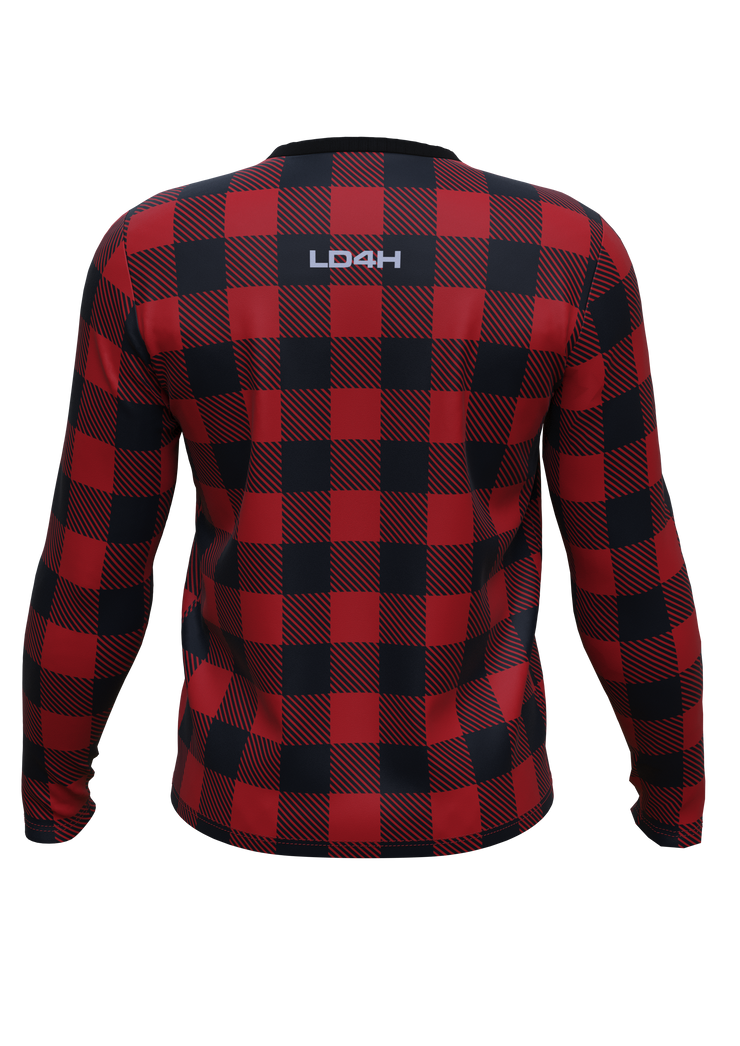 LD4H Lumberjack Long Sleeve Tech Tee - Red