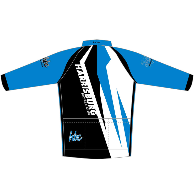 2020 HBC Long Sleeve Classic Club Cycling Jersey - Blue