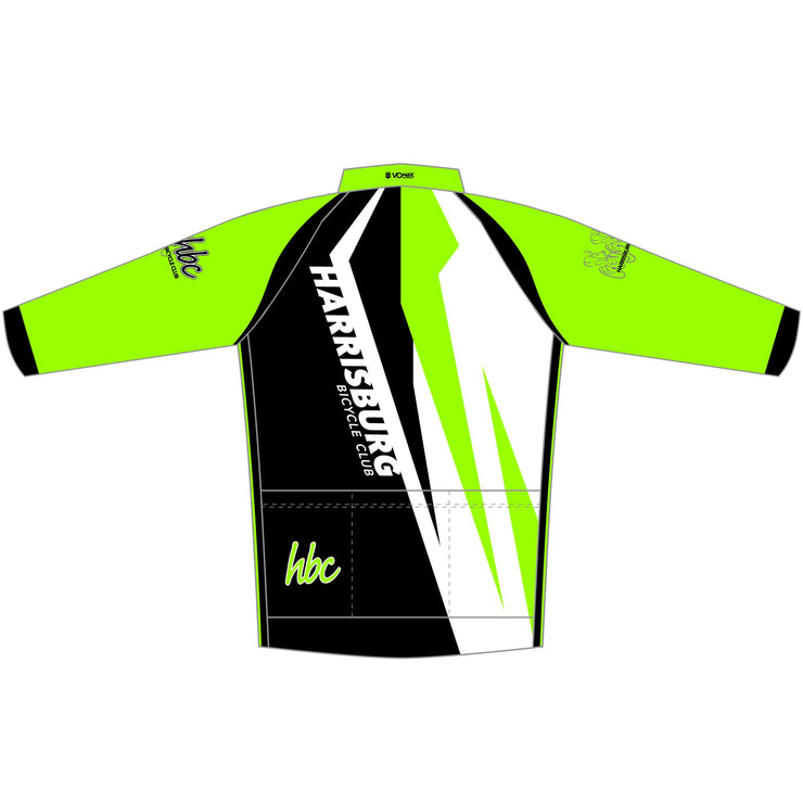 2020 HBC Long Sleeve Classic Club Cycling Jersey - Green