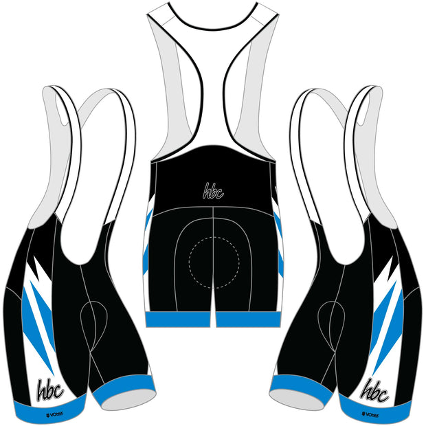 2020 HBC Club Cycling Bib Shorts - Blue