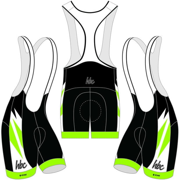 2020 HBC Club Cycling Bib Shorts - Green