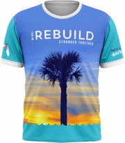 Hurricane Michael "We Will Rebuild Stronger Together"  Tech Tee