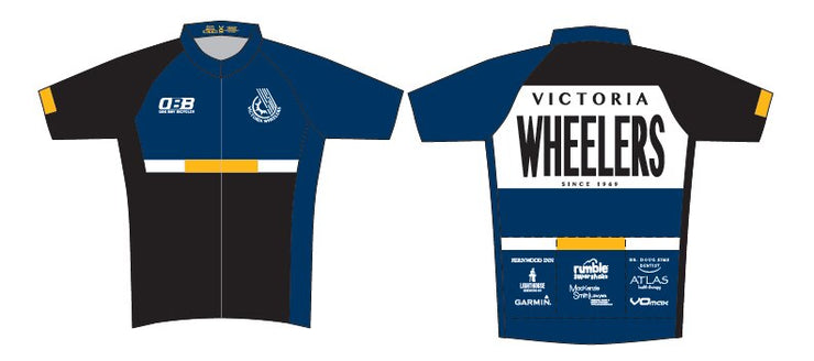 Victoria Wheelers Race Cut Short Sleeve Jersey