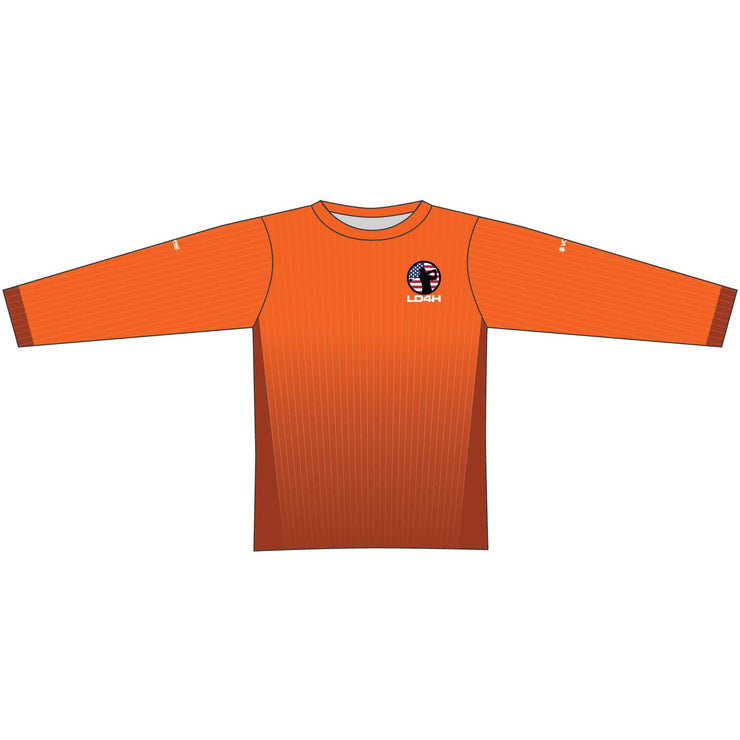 Men's LD4H Long Sleeve Tech Tee - Orange