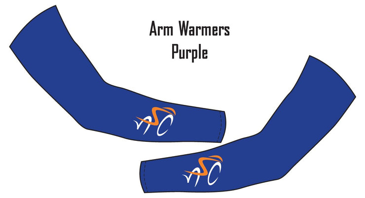 North Shore Cyclists Purple Arm Warmers