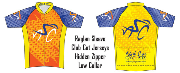 North Shore Cyclists Short Sleeve Club Jersey