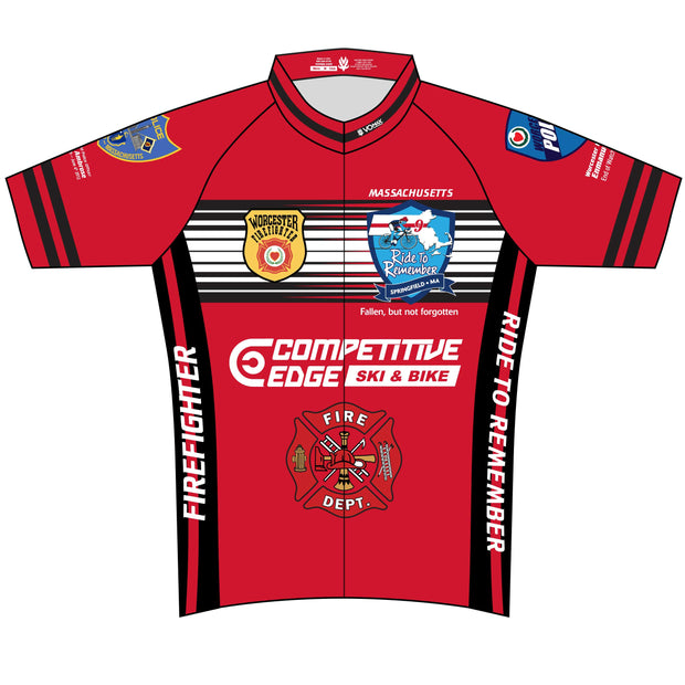 2021 Ride to Remember Short Sleeve Red Jersey