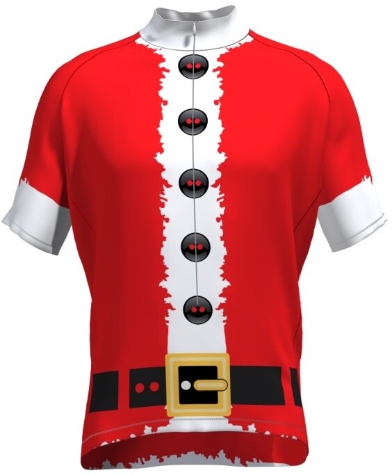 Red Santa Suit Cycling Jersey