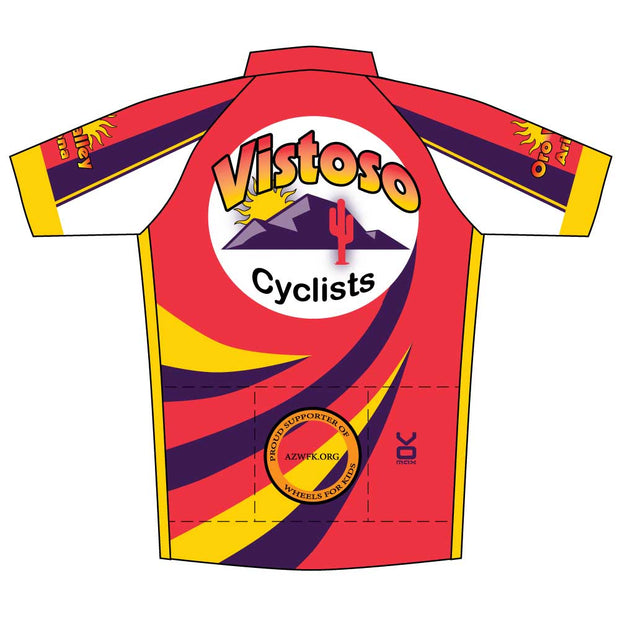 Vistoso Men's Race Cut Short Sleeve Cycling Jersey