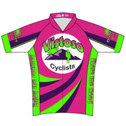 Vistoso Women On Wheels Club Cut Short Sleeve Cycling Jersey