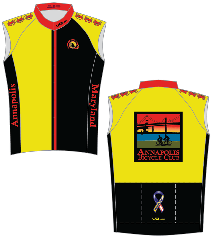 Annapolis Bicycle Race Sleeveless Cycling Jersey