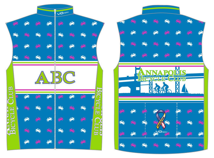 Womens Annapolis Bicycle Club Unlined Wind Vest