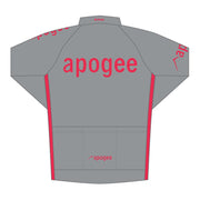 Apogee Adventures Gray Club Cut Long Sleeve Cycling Jersey
