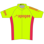 Apogee Adventures Hi-Vis RACE Cut Short Sleeve Cycling Jersey