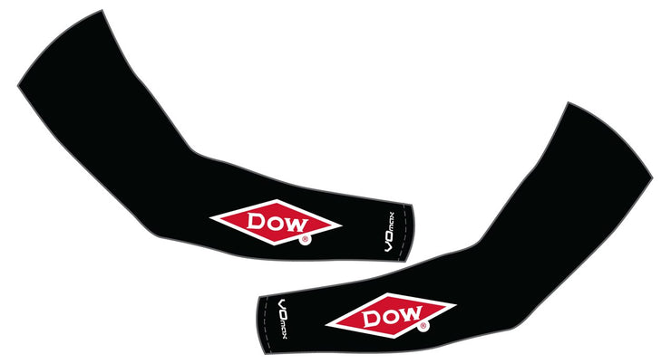 Team Dow Michigan Arm Warmers-Black