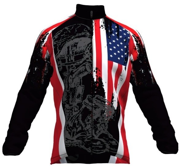 Fallen Warrior Cycling Windbreaker