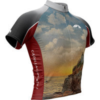 Cadillac Mountain Sports Landscape + Mens Cycling Jersey