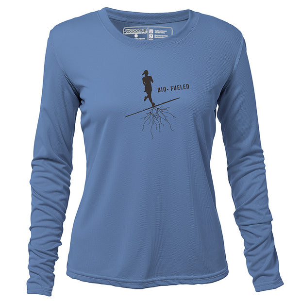 Bio-Fueled Runner + Womens Long Sleeve REC T