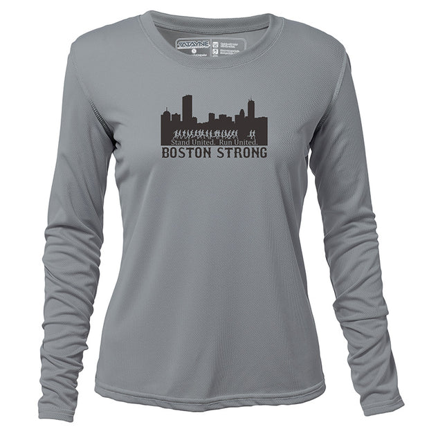 Boston Strong + Women's LS Running REC T