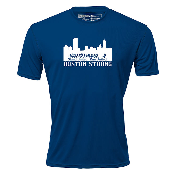 Boston Strong + Men's SS Running REC T