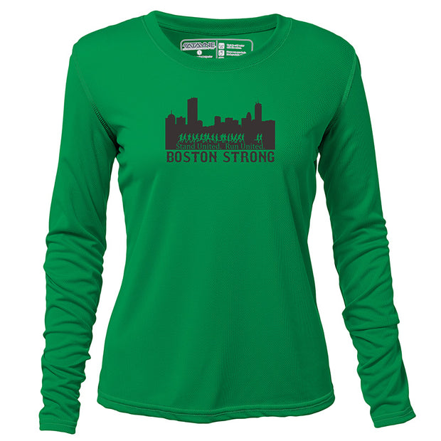 Boston Strong + Women's LS Running REC T