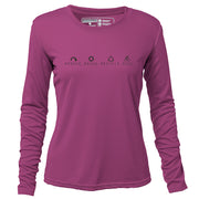Reduce Reuse Recycle Ride + Womens Long Sleeve REC T