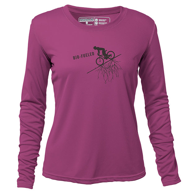 Bio-Fueled Rider + Womens Long Sleeve REC T