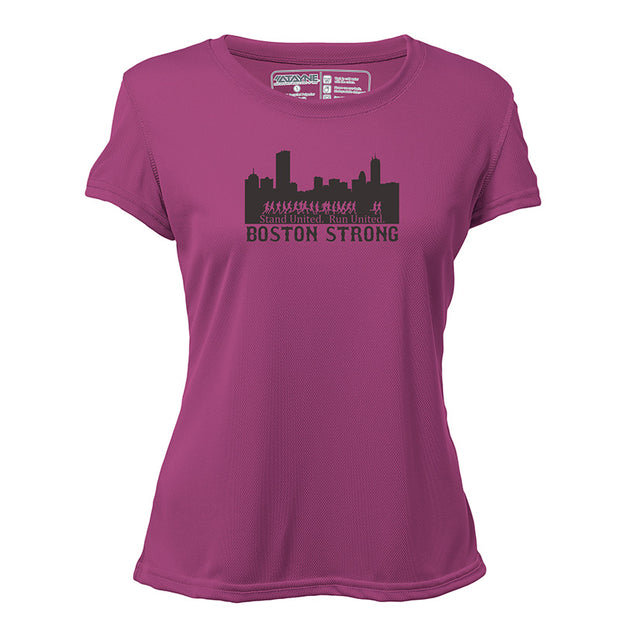 Boston Strong + Women's SS Running REC T