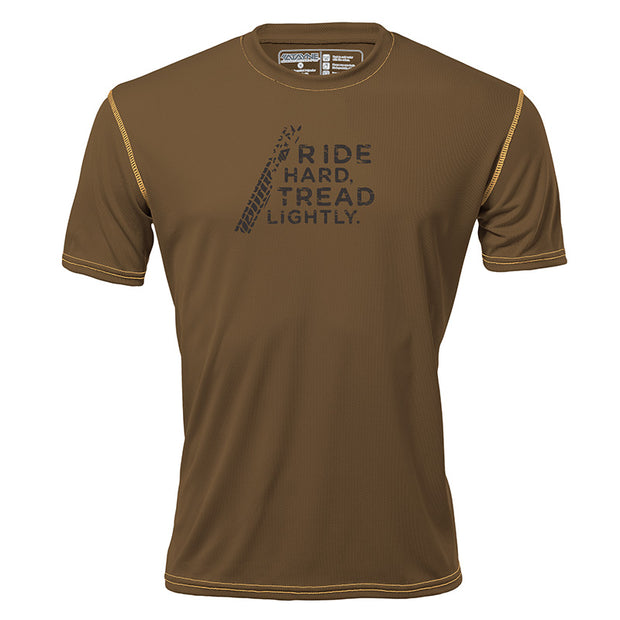 Ride Hard Tread Lightly + Mens Short Sleeve REC T