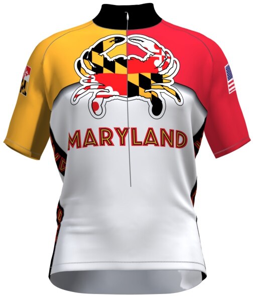 Maryland Crab White Cycling Jersey