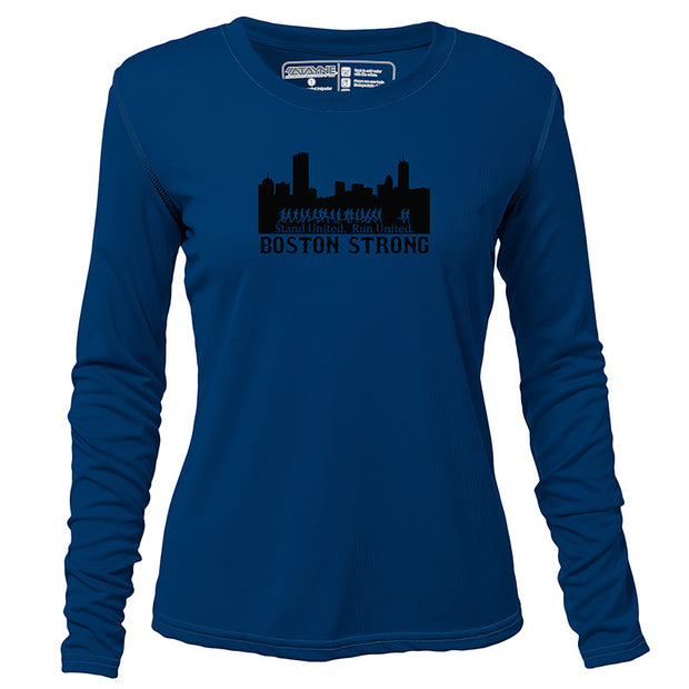 Boston Strong + Women's LS Running REC T