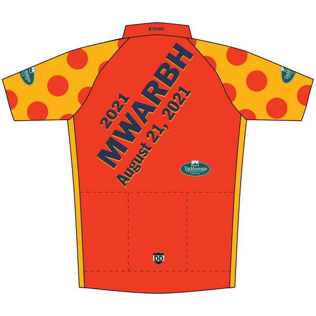 MWARBH 2021 "Date" Race Cut Short Sleeve Cycling Jersey - Orange