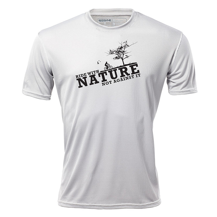 Ride with Nature + Mens Short Sleeve REC T