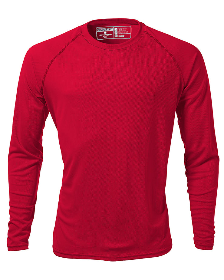 Men's Long Sleeve Raglan REC T Crew Neck