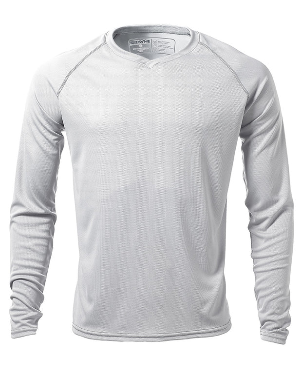 Men's Long Sleeve Raglan REC T V-Neck