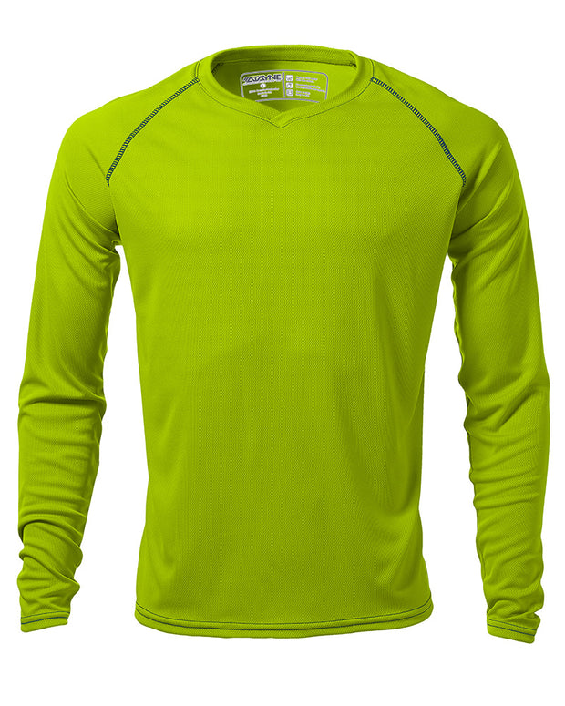 Men's Long Sleeve Raglan REC T V-Neck