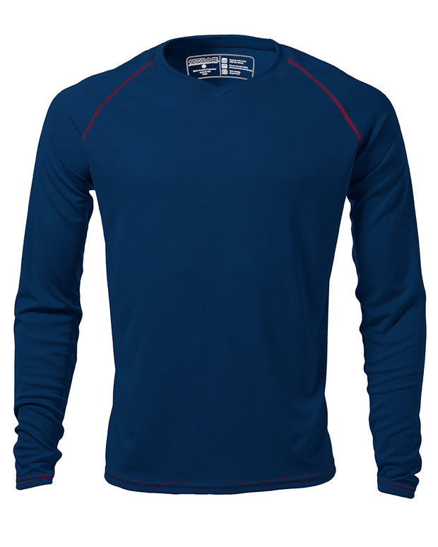 Men's Long Sleeve Raglan REC T V-Neck