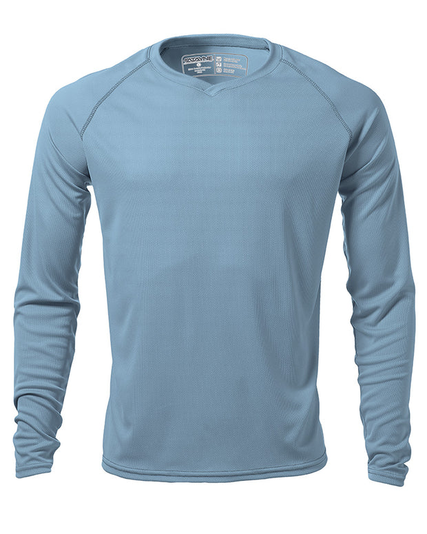 Men's Long Sleeve Raglan REC T V-Neck