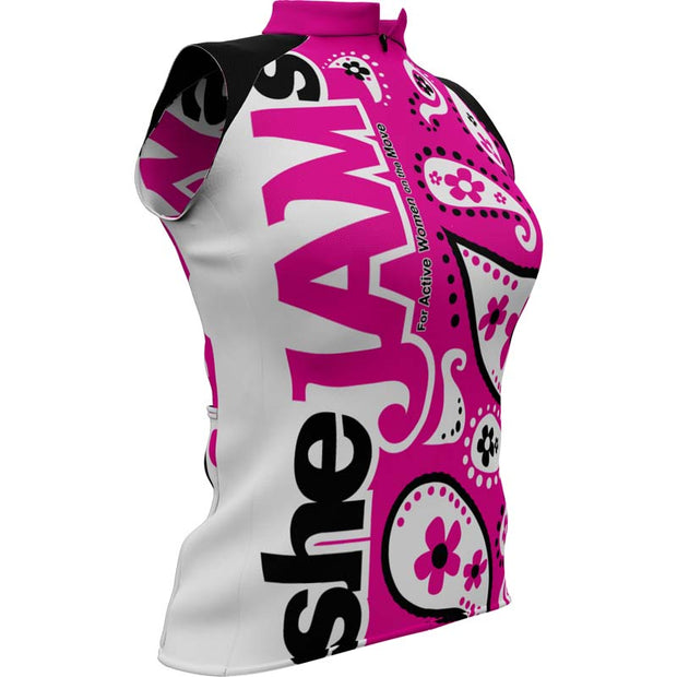 SheJAMs + Womens Sleeveless REC Cycling Jersey