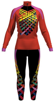 Womens Hex Two Piece Ski Suit