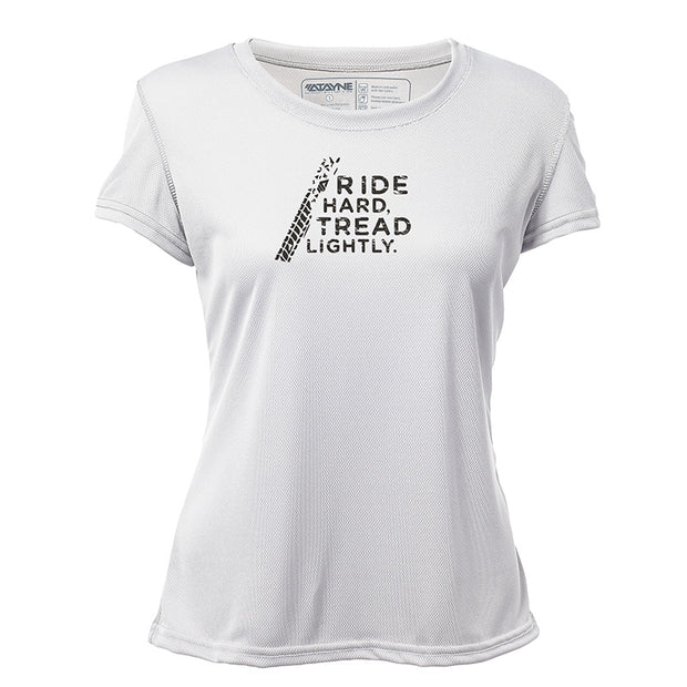 Ride Hard Tread Lightly + Womens Short Sleeve REC T