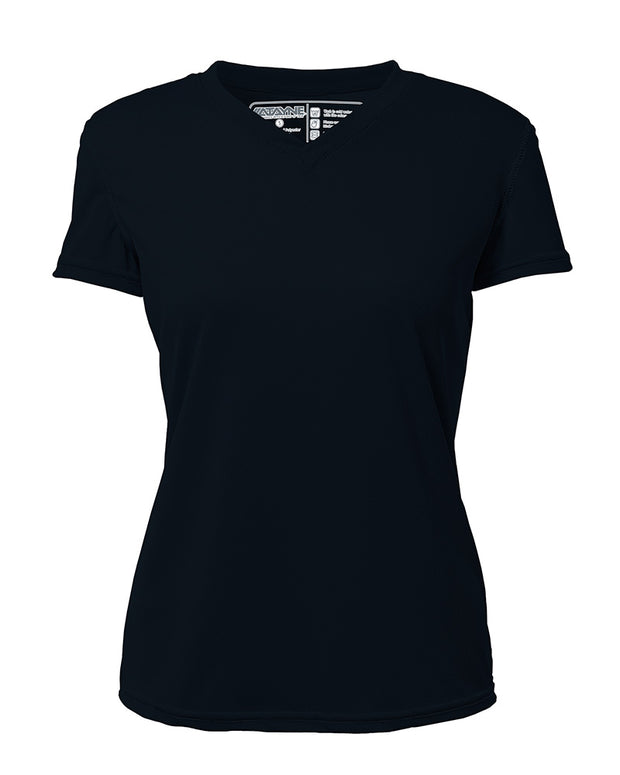 Womens Short Sleeve REC T V-Neck