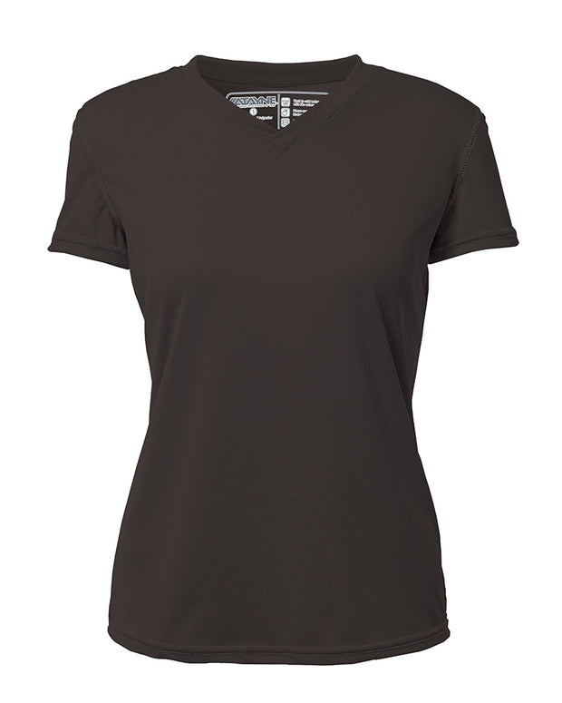 Womens Short Sleeve REC T V-Neck