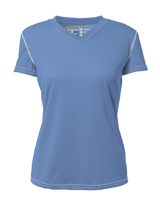 Womens Short Sleeve REC T V-Neck