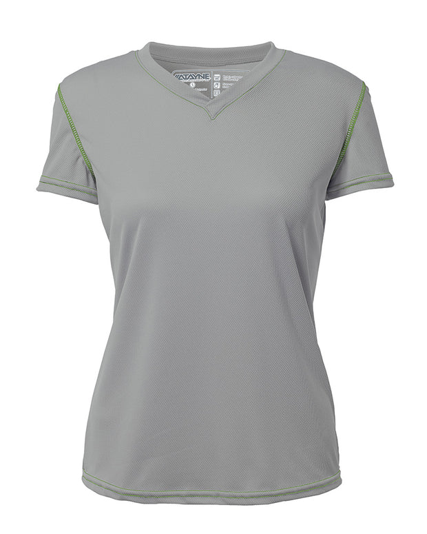 Womens Short Sleeve REC T V-Neck